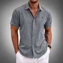 Camisa Manga Curta Tommy 100% Linho (LEVE 3 E PAGUE SOMENTE 1)