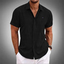 Camisa Manga Curta Tommy 100% Linho (LEVE 3 E PAGUE SOMENTE 1)